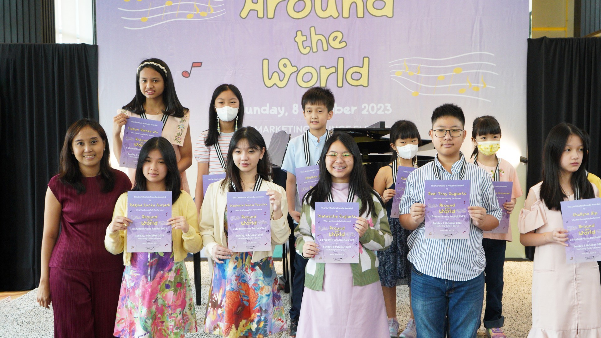 All Around The World: Students Piano Recital 2023